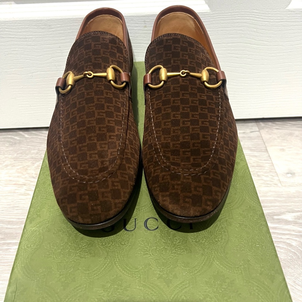 MEN'S GUCCI JORDAAN LOAFER GUCCI SIZE 7 (US 8)